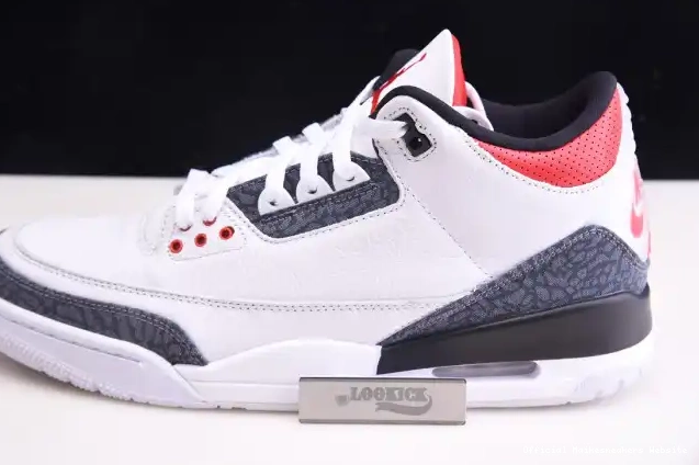 RED" JORDAN CZ6431-100 RETRO 3 "WHITE AIR FIRE 0507